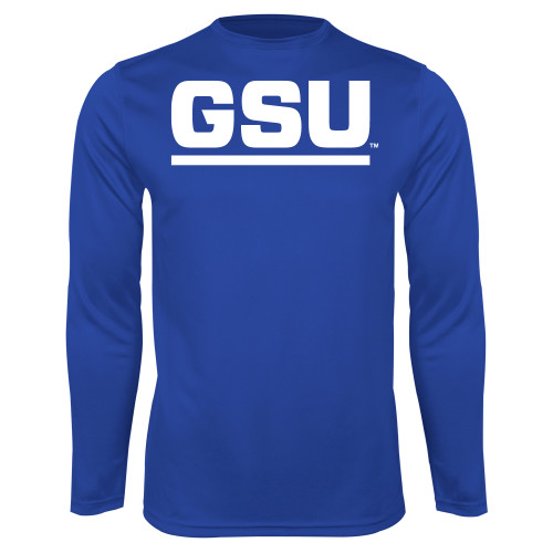  Royal Performance Long Sleeve Shirt - GSU Logo