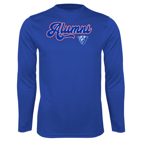  Royal Performance Long Sleeve Shirt - GSU Alumni Script