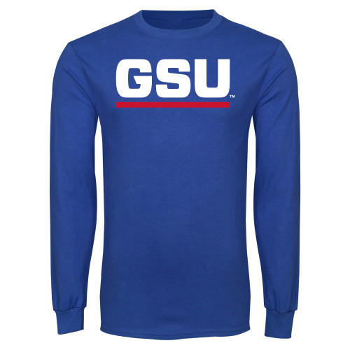  Royal Long Sleeve T Shirt - GSU Logo