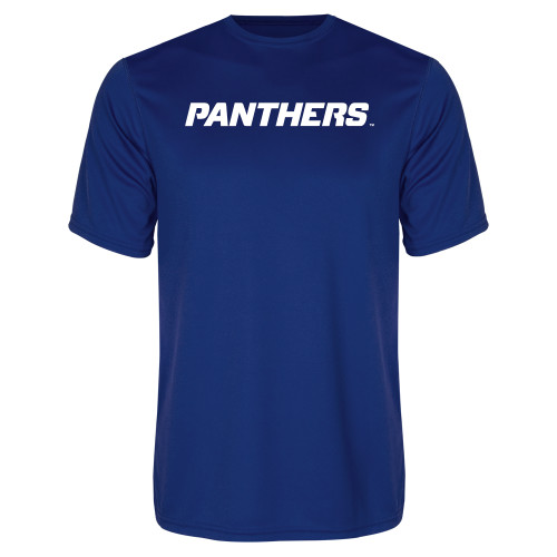  Royal Performance Tee - Panthers Wordmark