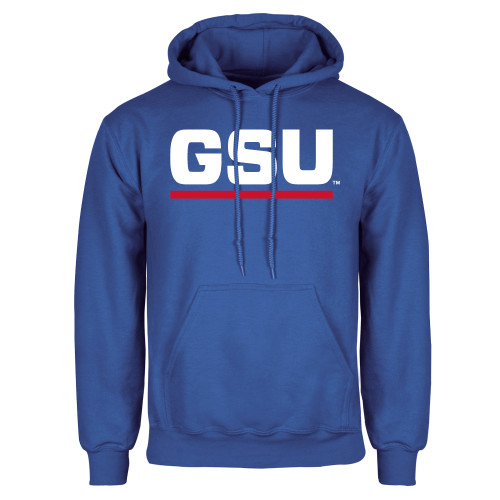  Royal Fleece Hoodie - GSU Logo