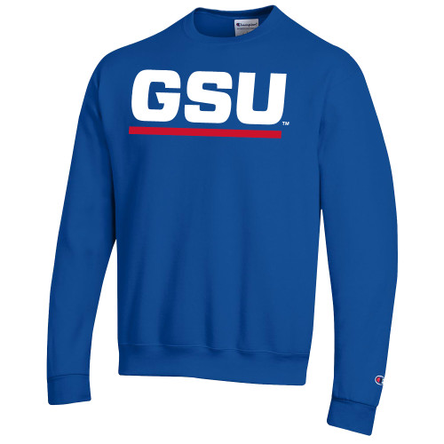  Champion Royal Fleece Crew - GSU Logo