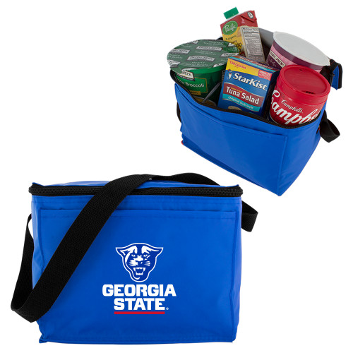 Georgia State Six Pack Royal Cooler