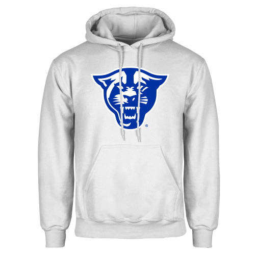  White Fleece Hoodie - Panther Head