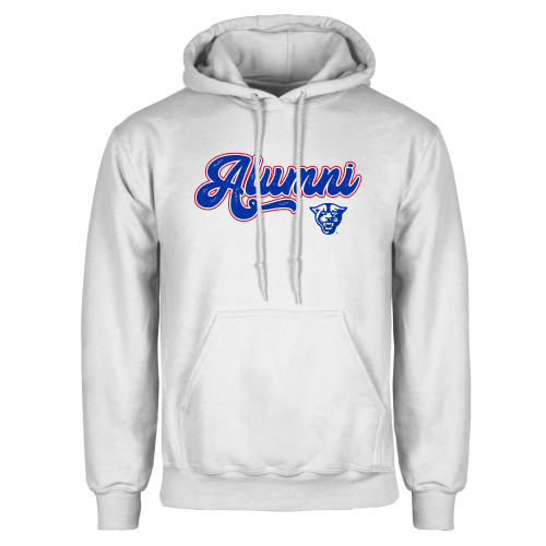  White Fleece Hoodie - GSU Alumni Script