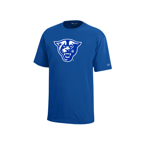  Champion Youth Royal Short Sleeve Tee - Panther Head