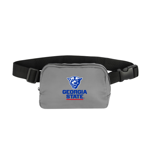 Georgia State Anywhere Grey Belt Bag