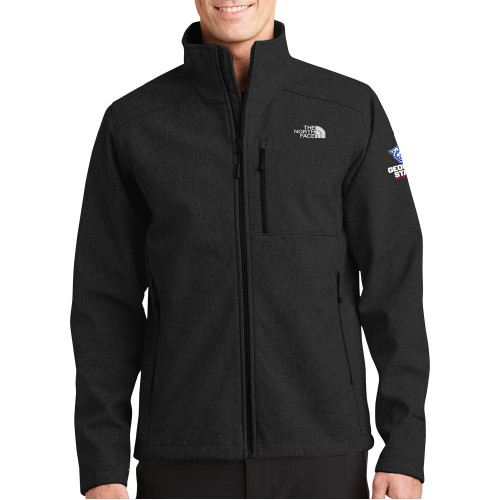 Georgia State The North Face Black Apex Barrier Softshell Jack