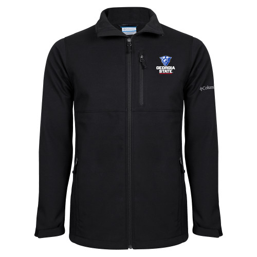 Georgia State Columbia Black Ascender Softshell Jack