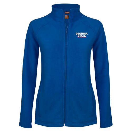  Womens Royal Fleece Full Zip Jacket - Stacked Logo