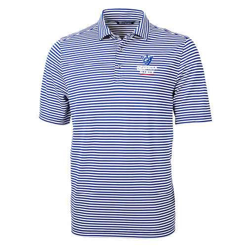 Georgia State C&B Royal Virtue Eco Pique Stripe Po