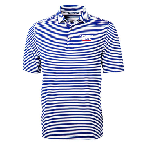 Georgia State C&B Royal Virtue Eco Pique Stripe Po