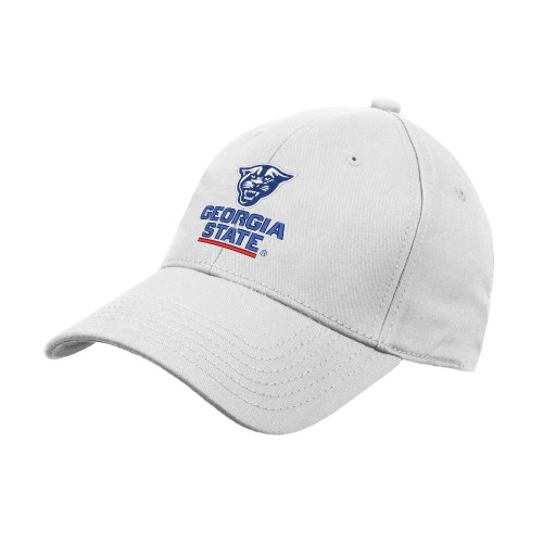 Georgia State White Structured Adjustable Pro Style Hat