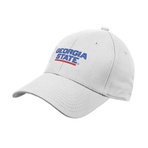 Georgia State White Structured Adjustable Pro Style Hat