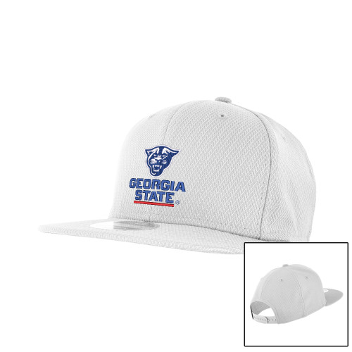 Georgia State New Era White Diamond Era 9Fifty Snapback Hat