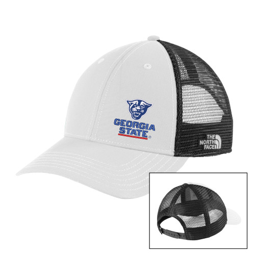 Georgia State The North Face Vintage White/Grey Ultimate Trucker Hat