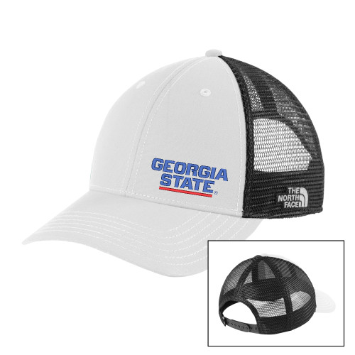 Georgia State The North Face Vintage White/Grey Ultimate Trucker Hat