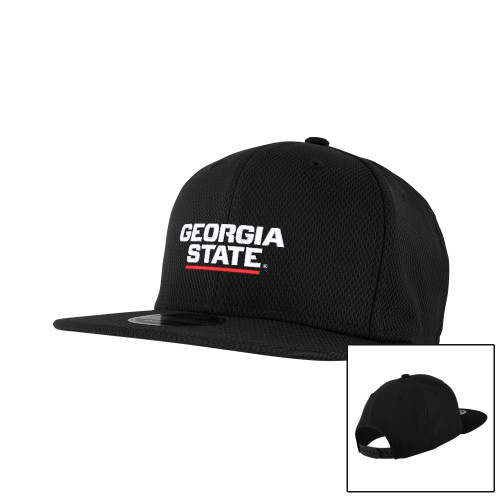 Georgia State New Era Black Diamond Era 9Fifty Snapback Hat