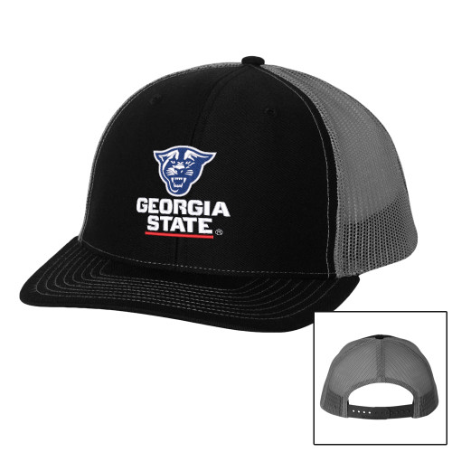 Georgia State Richardson Black/Charcoal Trucker Hat