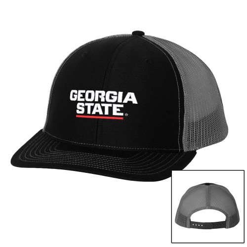 Georgia State Richardson Black/Charcoal Trucker Hat