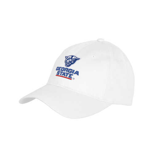 Georgia State Youth White Pro Style Hat