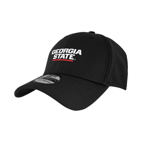 Georgia State New Era Black Diamond Era 39Thirty Stretch Fit Hat