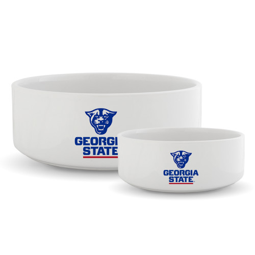 Georgia State Ceramic Dog Bowl