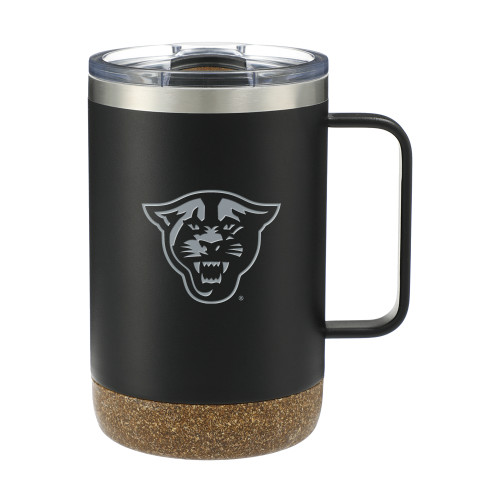 Georgia State Valhalla Vacuum Insulated Camp Black Mug 14oz