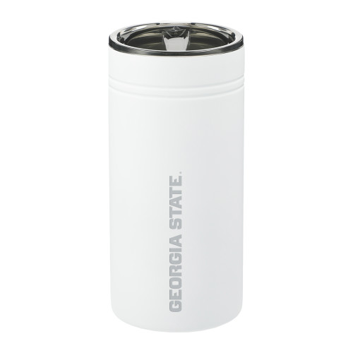 Georgia State Sherpa Vacuum White Tumbler & Insulator 12oz