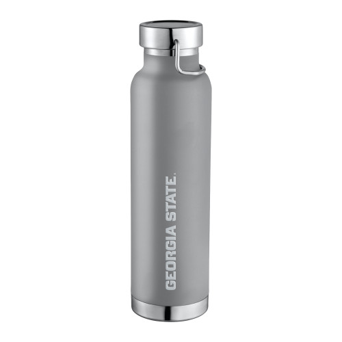 Georgia State Thor Copper Vacuum Insulated Grey Bottle 22oz