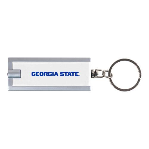 Georgia State Turbo White Flashlight Key Holder