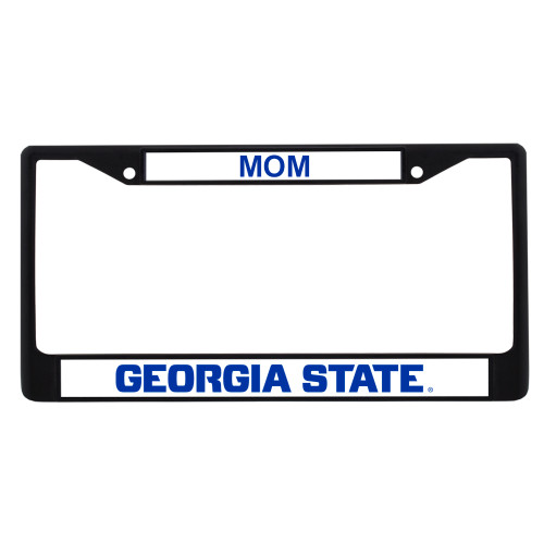 Georgia State Mom Metal License Plate Frame in Black