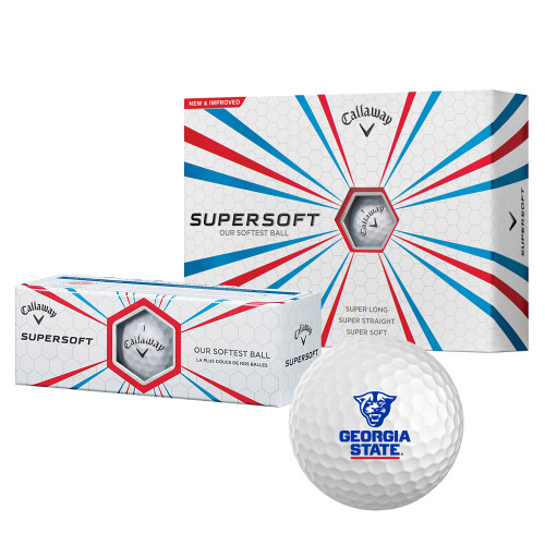 Georgia State Callaway Supersoft Golf Balls 12/pkg