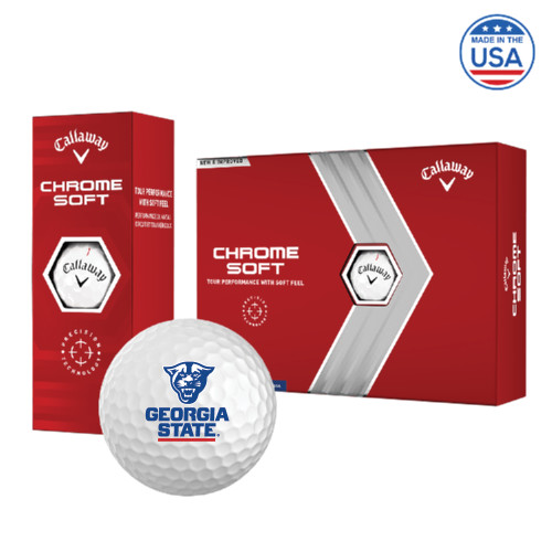 Georgia State Callaway Chrome Soft Golf Balls 12/pkg