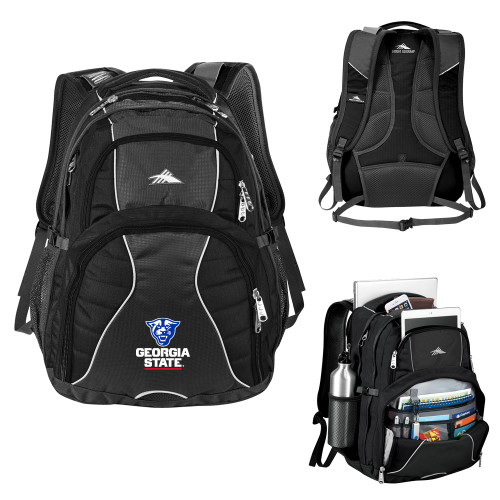 Georgia State High Sierra Black Swerve Computer Backpack