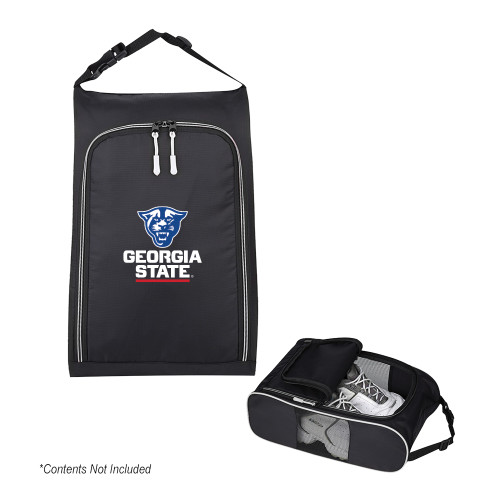 Georgia State Crosstown Side Mesh Black Shoe Bag