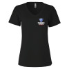 Thumbnail image for  Next Level Womens Black Suede V Neck Tee