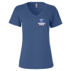 Thumbnail image for  Next Level Womens Royal Cotton V Neck Tee