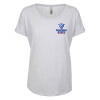 Thumbnail image for  Next Level Womens Heather White Triblend Dolman Tee