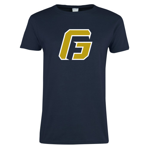  Womens Short Sleeve Navy Tee - G