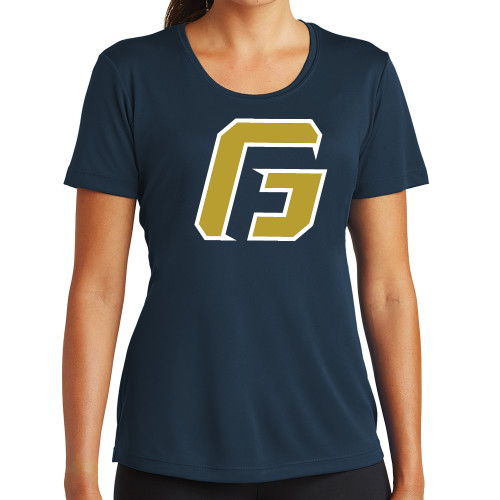  Womens Navy Performance Tee - G