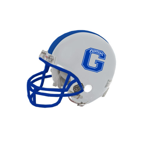  Riddell Replica White Mini Helmet - Primary Logo