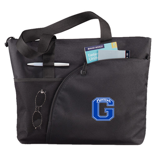  Excel Black Sport Utility Tote - Primary Logo