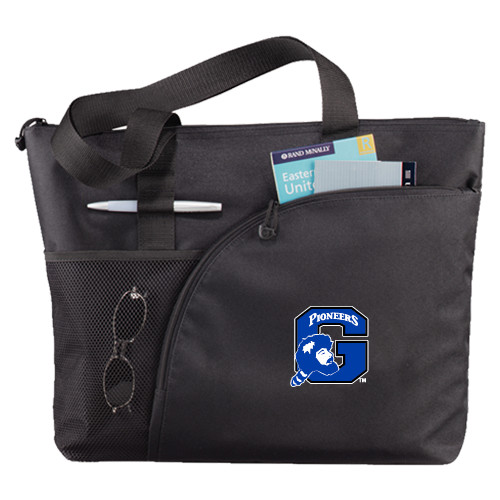  Excel Black Sport Utility Tote - Secondary Logo