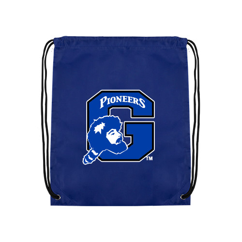  Royal Drawstring Backpack - Secondary Logo