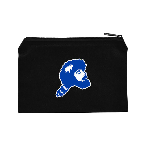  8oz. Black Cotton Travel Pouch - Pioneer Head