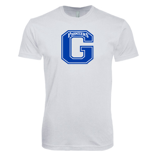  Next Level White SoftStyle T Shirt - Primary Logo