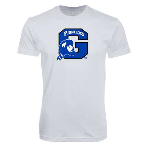  Next Level White SoftStyle T Shirt - Secondary Logo