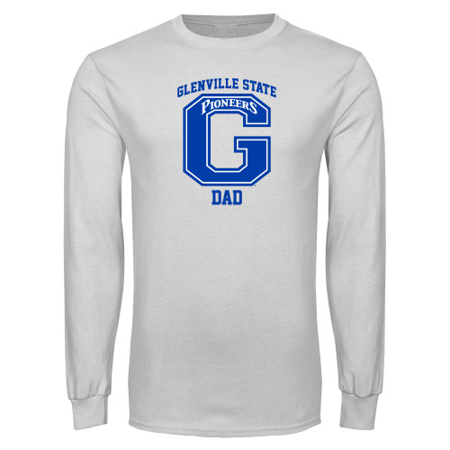  White Long Sleeve T Shirt - Dad