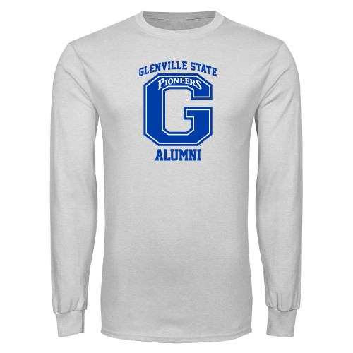  White Long Sleeve T Shirt - Alumni